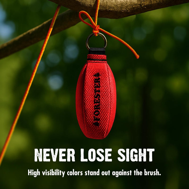 FORESTER Arborist Throw Line Kit | 15oz Throw Weight & 166ft Rope | Ultra Slick 100% Polyester Rope | Arborist Equipment For Tree Climbing - Image 5